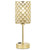 Gold Lamps for Night Stands, Crystal Table Lamp with Touch Control