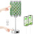 Crystal Lamp for Night Stands, Green Table Lamp for Bedroom, Bulb Included