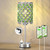 Crystal Lamp for Night Stands, Green Table Lamp for Bedroom, Bulb Included
