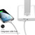 LED Desk Lamp with Wireless Charger, USB Charging Port, 5 Lighting Modes,5 Brightness Levels, Sensitive Control, 30/62 min Auto Timer, Eye-Caring Office Lamp with Adapter