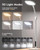 Tall LED Desk Lamps Home Office, Edge-Lit Eye-Care, 50 Light Modes