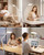 LED Desk Lamp with Clamp and Stepless Remote, Dual-Sided Soft Light