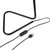 12" LED Integrated Desk Lamp, Adjustable Gooseneck, in-Line On Off Switch, USB Cable Included, 7 Watts, 200 Lumens,Black