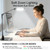 LED Desk Lamp with Remote, Eye-Caring CRI95+ Dimmable Light, 3000K–6000K Adjustable Color Temperature, Flexible Clamp or Base Mount, Memory Function Desk Lamp for Office, Study & Zoom Meetings