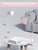 Cute Desk Lamp with Clamp Clip on Light, 5 Color 10 Brightness, Pink