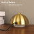 Modern Table Lamp Cordless Portable Desk Lamp, 2700K Stepless Dimming Rechargeable Battery Operated LED Lights for Bedroom, USB-C Charging, Restaurant/Bar/Night Light/Gifts (Brass)