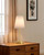 Bedroom Table Lamp, Bedside Lamp with AC Outlet and USB C Charging Ports(PD 20W), 3-Way Dimmable Lamp with Switch, Lamps with Shade for Night Stands, Living Room, Desk, and Home Office, 6.5Ft