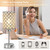 Crystal Table Lamp, Silver Touch Lamp with USB C+A Port, 3-Way Dimmable