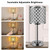 Crystal Bedside Table Lamp, Silver Touch Bedroom Lamp, USB C+A Ports