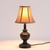 Traditional Table Lamp, Desk Lamp for Living Room with Fabric Shade