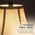 Traditional Table Lamp, Brown Vintage Desk Lamp with Fabric Shade