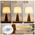 Bamboo Table Lamp, Dimmable Bedside Lamp for Bedroom Decor