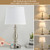 Table Lamps for Bedrooms Set of 2,Touch Bedside Lamps with USB C+A Ports
