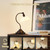 Cordless Table Lamp, Battery Operated Vintage Desk Light, Bronze & White