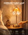 Cordless Flower Table Lamp, 5200mAh Small Rechargeable Touch Lamp