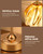 Cordless Flower Table Lamp, 5200mAh Small Rechargeable Touch Lamp