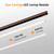 Brown LED Desk Lamp - 16" Foldable Metal Desk Light with Base, 15W, 1200LM, Dimmable Color Changing Table Lamp for Reading Study, Modern Table Lamp for Home Office Laptop College Dorm