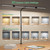 LED Clamp Desk Lamp for Home Office, 5 Colors & 10 Dimming Levels