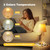 Rechargeable Cordless Table Lamp, 3-Color Dimmable Touch Light, Beige Shade
