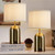 Touch Control Table Lamps Set of 2, Gold Bedside Lamps for Bedroom