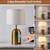 Touch Control Table Lamps Set of 2, Gold Bedside Lamps for Bedroom