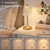 Cordless Touch Table Lamp with 5200mAh Battery - 3 Adjustable Color Temperatures & Dimmable, Rechargeable Lamp for Bedroom, Living Room, Office, Entryway, Bookshelves (Transparent Stripe)