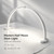 Half Moon Nail Light, 180° No Shadow LED Nail Desk Lamp with Foldable Height Adjustable Base, Nail Tech Lamp Soft Light Eye Protection for Manicure Eyelash Tattoo Craft Workbench Lighting