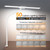 LED Desk Lamp, Dual Head Desk Light with Clamp, Eye-Care Table Lamp