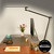 LED Desk Lamp - Adjustable 3 Color Modes, Dimmable Home Office Desk Light for Standing Desk, Dual Monitors, Aluminum Task Lamp (Black Base)