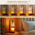 Candle Warmer Lamp Electric Timer - Candles Height Adjustable Dimmable Warmers Scented Flower Lamps No Flame Heat Warm Melt Wax Jar Modern Home Decor Table Lights for Home Living Bedroom