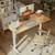 55*24 Inch Height Adjustable Electric Standing Desk, Light Brown