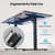 55*28 Inch Height Adjustable Electric Standing Desk, Dark Walnut