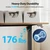 63*28 Inch Height Adjustable Electric Standing Desk, Rustic Brown