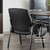 Humaspine Big&Wide Office Guest Reception Chair Set of 2, Conference Room Chairs Waiting Room Chairs 2 Pack, Modern Leather Office Desk Chair No Wheels Black