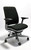 Steelcase Amia Chair, All Features, Adjustable Arms, Adjustable Lumbar Support Platinum Frame Black Fabric