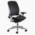 Steelcase, Leap, Chair, V2, Black, Fabric, Platinum +  4-Way Adjustable Armrests,