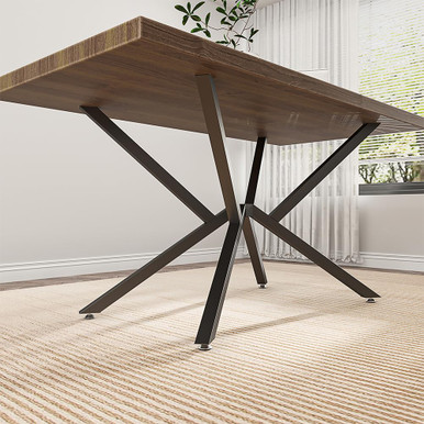 30 Inch Metal Table Base for Dining Room, Heavy Duty Table Legs for ...