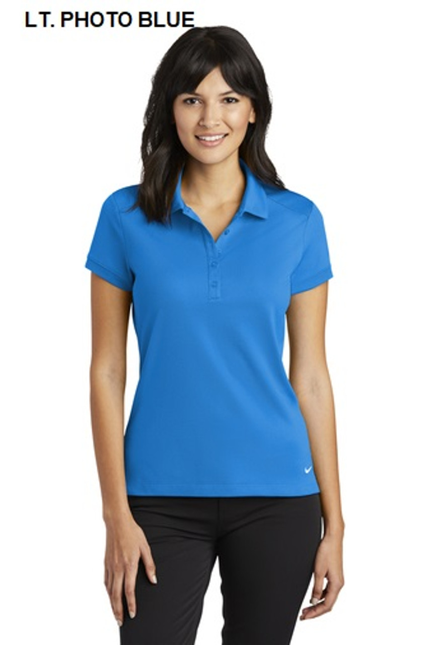 Nike Ladies Dri-FIT Solid Icon Pique Modern Fit Polo 746100