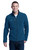This super soft and warm jacket is as comfortable as it gets for fall hikes and everyday excursions. Contrast rolled top collar, zippered chest pocket, reverse coil contrast zippers, front zippered pockets with tricot lining, open cuffs and an open hem. Contrast Eddie Bauer logo embroidered on right chest. Made of 12-ounce, 100% polyester fleece which incorporates Low Impact Technology™ for enhanced softness and performance.

DEEP SEA BLUE