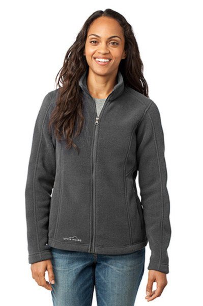 This super soft and warm jacket is as comfortable as it gets for fall hikes and everyday excursions. Princess seams, reverse coil dyed-to-match zippers, front zippered pockets with tricot lining, open cuffs and an open hem. Contrast Eddie Bauer logo embroidered on right hem. Made of 12-ounce, 100% polyester fleece which incorporates Low Impact Technology™ for enhanced softness and performance.

GREY STEEL