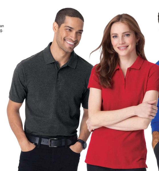 PORT AUTHORITY®  EZCOTTON® POLOS