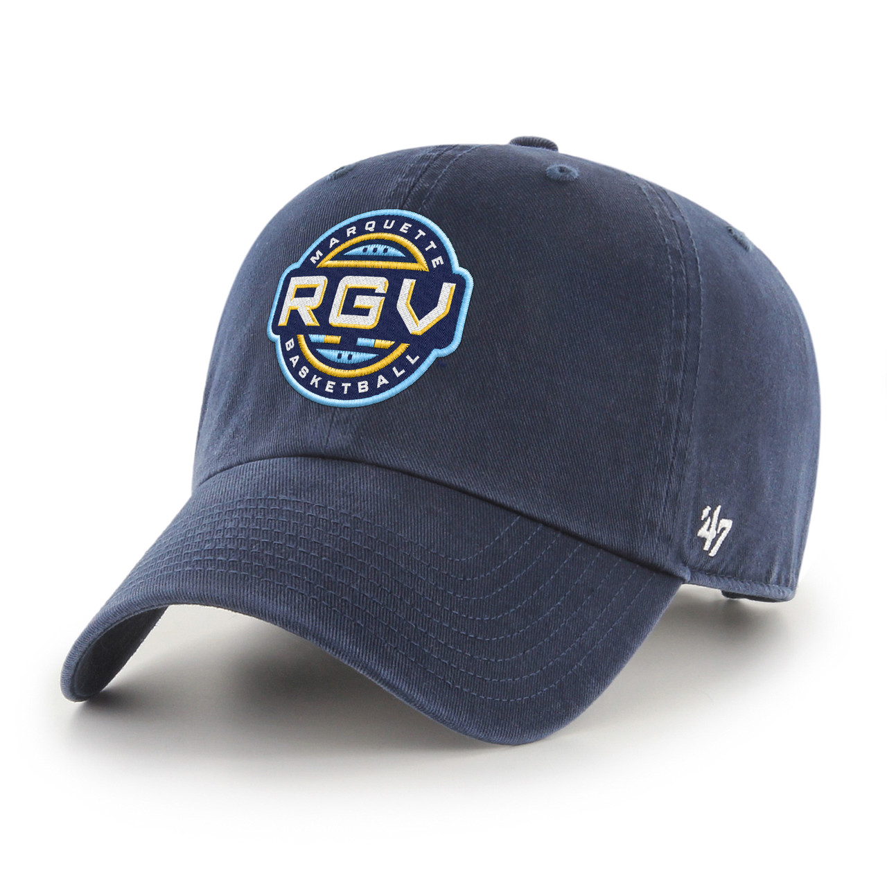 47 Brand RGV Clean Up Cap - Navy - MARQUETTE UNIVERSITY SPIRIT SHOP