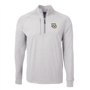 Marquette Adapt Eco Heather Quarter Zip Pullover Polished Heather Marquette Adapt Eco Heather Quarter Zip Pullover Polished Heather