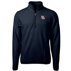 Marquette Cascade Eco Sherpa Fleece Quarter Zip Navy Marquette Cascade Eco Sherpa Fleece Quarter Zip Navy