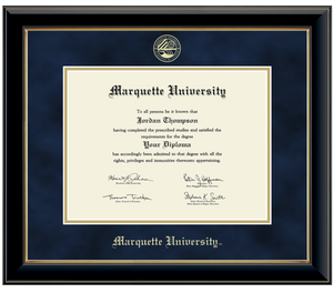New Seal Embossed Onyx Diploma Frame New Seal Embossed Onyx Diploma Frame