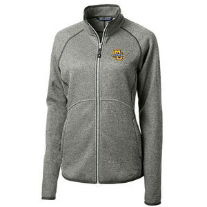 Women's Marquette Mainsail Sweater Knit Full Zip Jacket - Polished Heather Women's Marquette Mainsail Sweater Knit Full Zip Jacket - Polished Heather