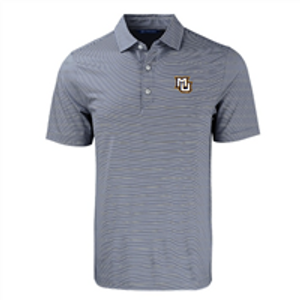 Forge Eco Double Stripe Recycled Polo - Navy/White Forge Eco Double Stripe Recycled Polo - Navy/White