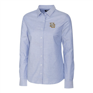 Cutter & Buck Women's Stretch Oxford - Light Blue Cutter & Buck Women's Stretch Oxford - Light Blue