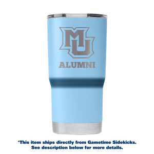 Marquette 20oz Blue Alumni Tumbler