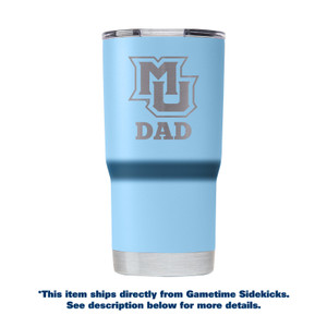 Marquette 20oz Blue Dad Tumbler